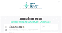 Desktop Screenshot of mariohenriquemartins.com.br